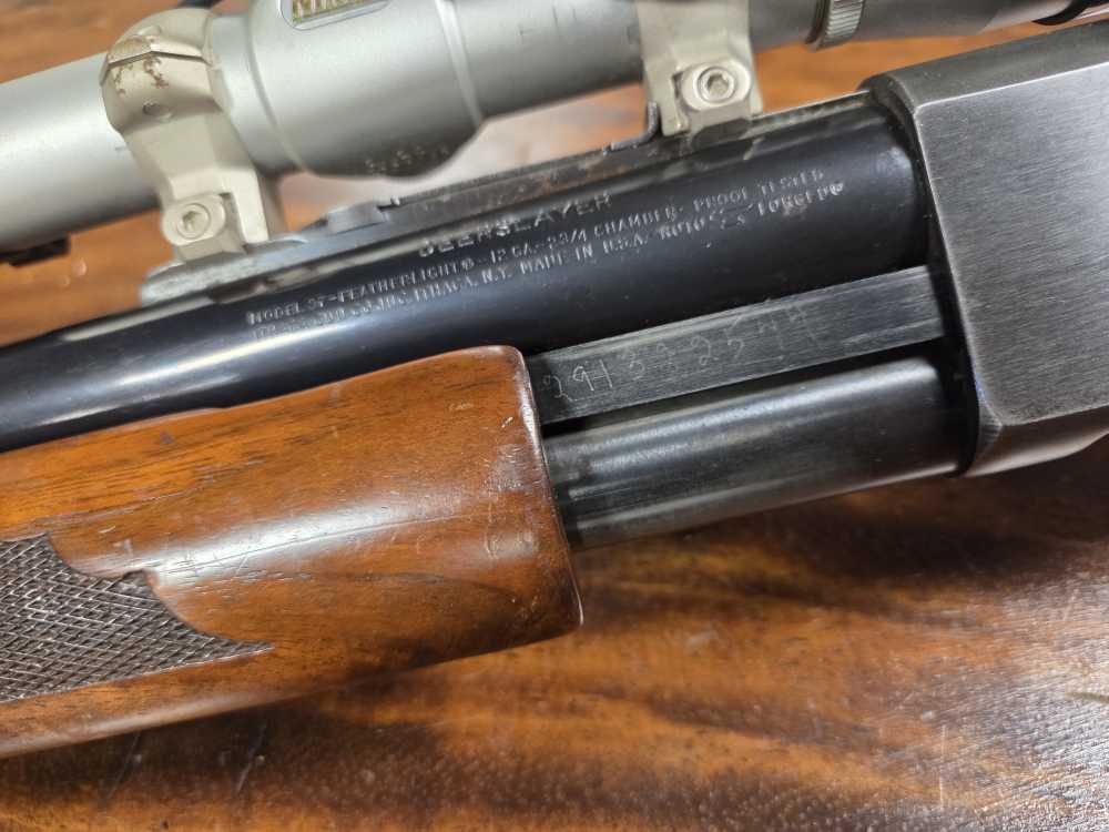 Ithaca Model 37 Featherlite Deerslayer 20" 12ga 1974 Prod C&R -img-7