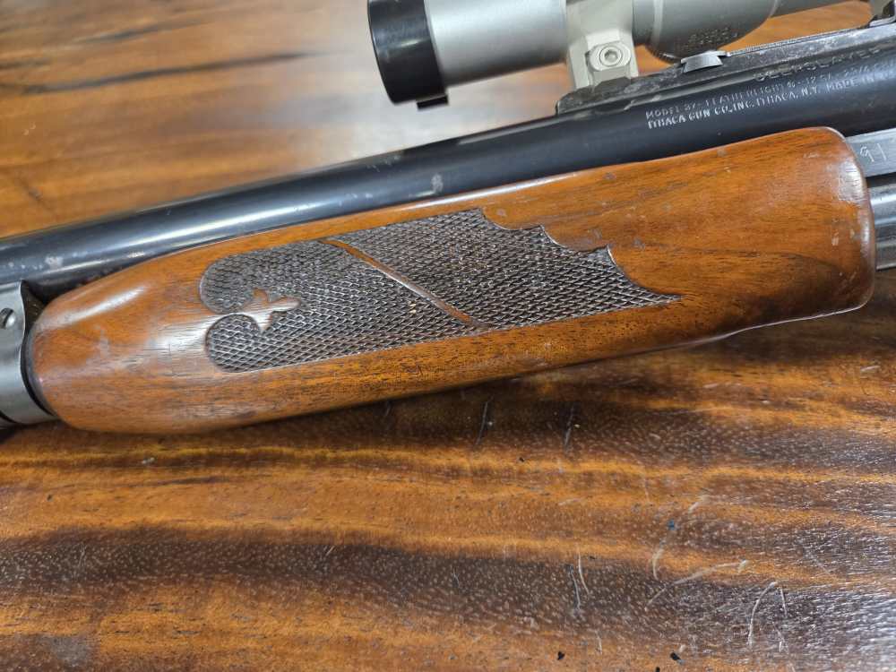 Ithaca Model 37 Featherlite Deerslayer 20" 12ga 1974 Prod C&R -img-9