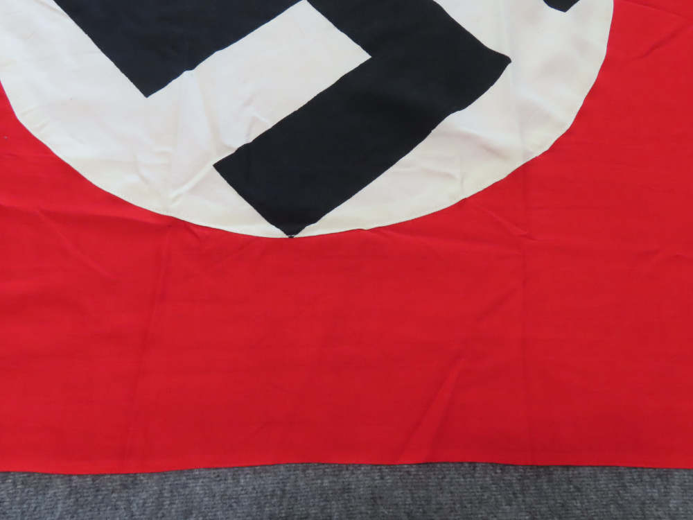 WWII GERMAN VEHICLE FLAG WITH GROMMETS IN ALL 4 CORNERS-img-6