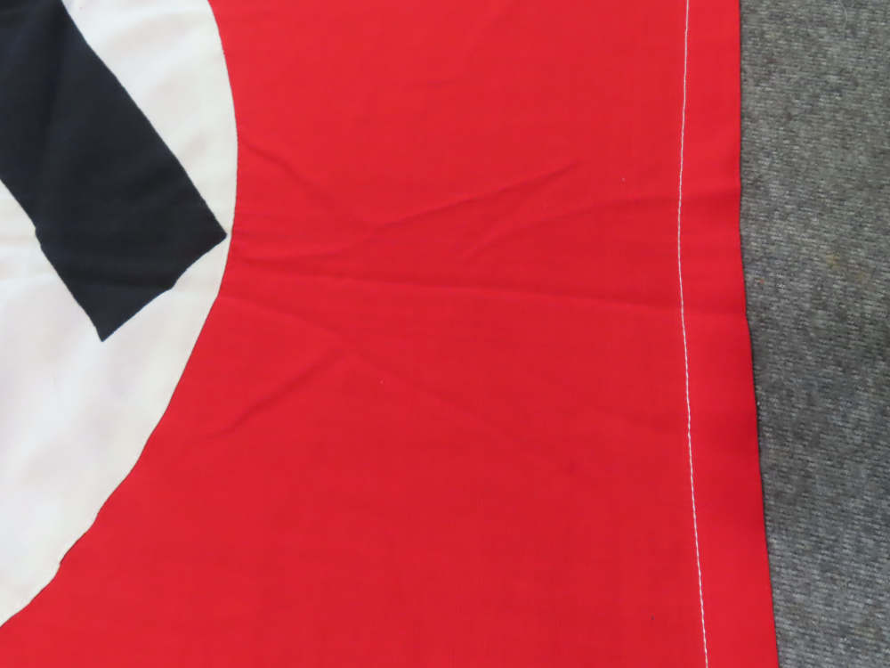 WWII GERMAN VEHICLE FLAG WITH GROMMETS IN ALL 4 CORNERS-img-8