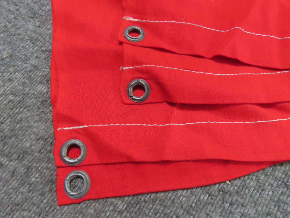 WWII GERMAN VEHICLE FLAG WITH GROMMETS IN ALL 4 CORNERS-img-13