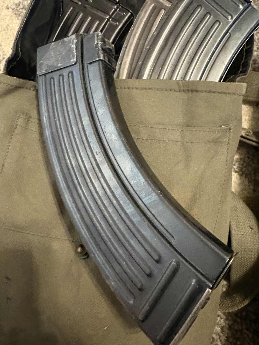 8x lot of Yugoslavian AK-47 Military Surplus mags w/ pouches 7.62x39-img-4