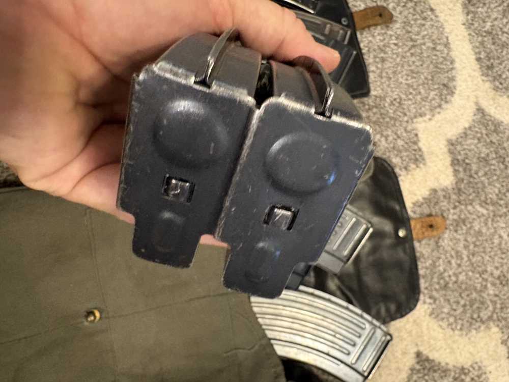8x lot of Yugoslavian AK-47 Military Surplus mags w/ pouches 7.62x39-img-6