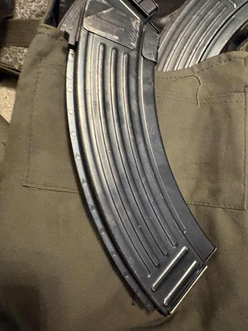 8x lot of Yugoslavian AK-47 Military Surplus mags w/ pouches 7.62x39-img-2