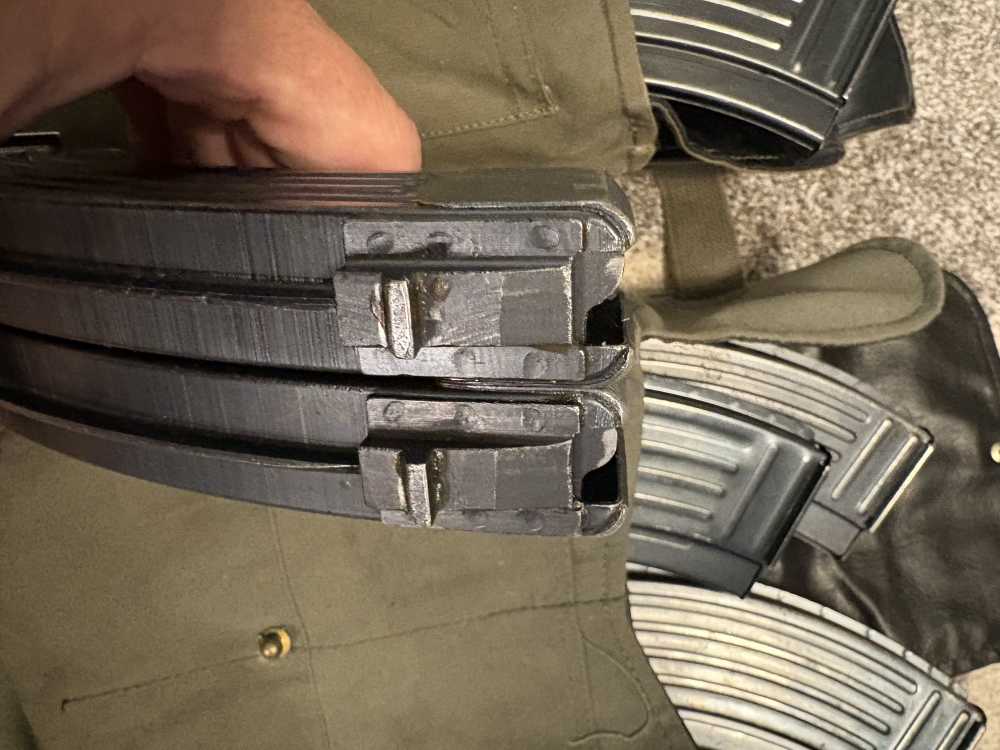 8x lot of Yugoslavian AK-47 Military Surplus mags w/ pouches 7.62x39-img-5