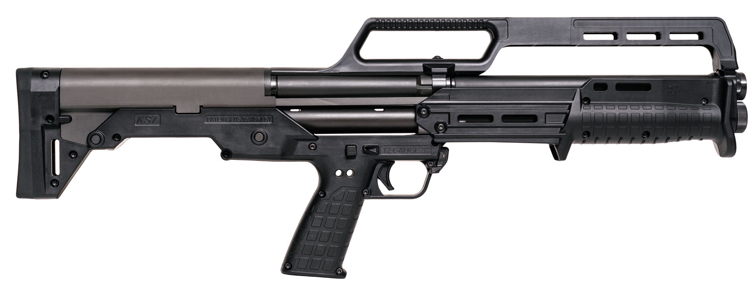 Kel-Tec KS7BLK 12 Gauge Pump Action Shotgun - Compact & Versatile-img-0