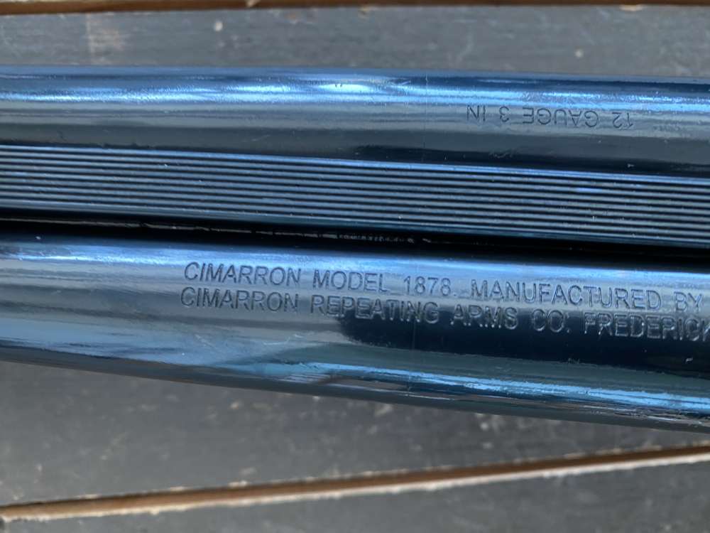 Cimarron 1878 Coach Gun 12 Gauge New Old Stock Penny Auction No Reserve-img-4