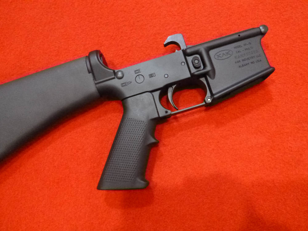 Complete AR15 Forged Lower Receiver- A2 Stock-img-1