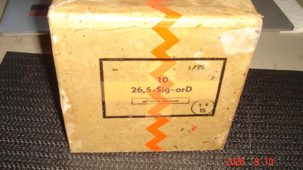 CZECH  26.5MM ORANGE SIGNAL SMOKE,, 10 COUNT SEALED-img-3