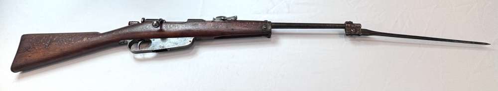 Italian Carcano Model 1891 Cavalry Rifle, 6.5x52mm, Folding Bayonet, 1937-img-0