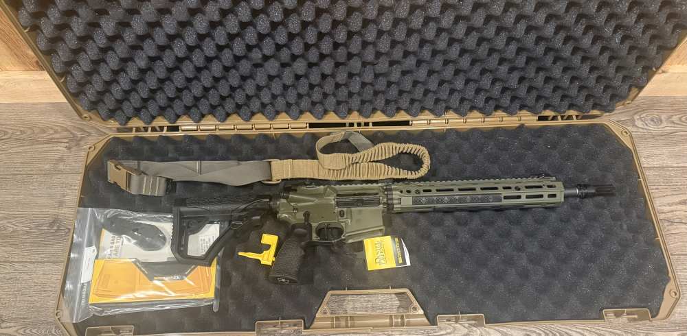 Rare Exclusive Daniel Defense DDM4 M4A1 5.56 Magpul RIII Rail OD Green!-img-3