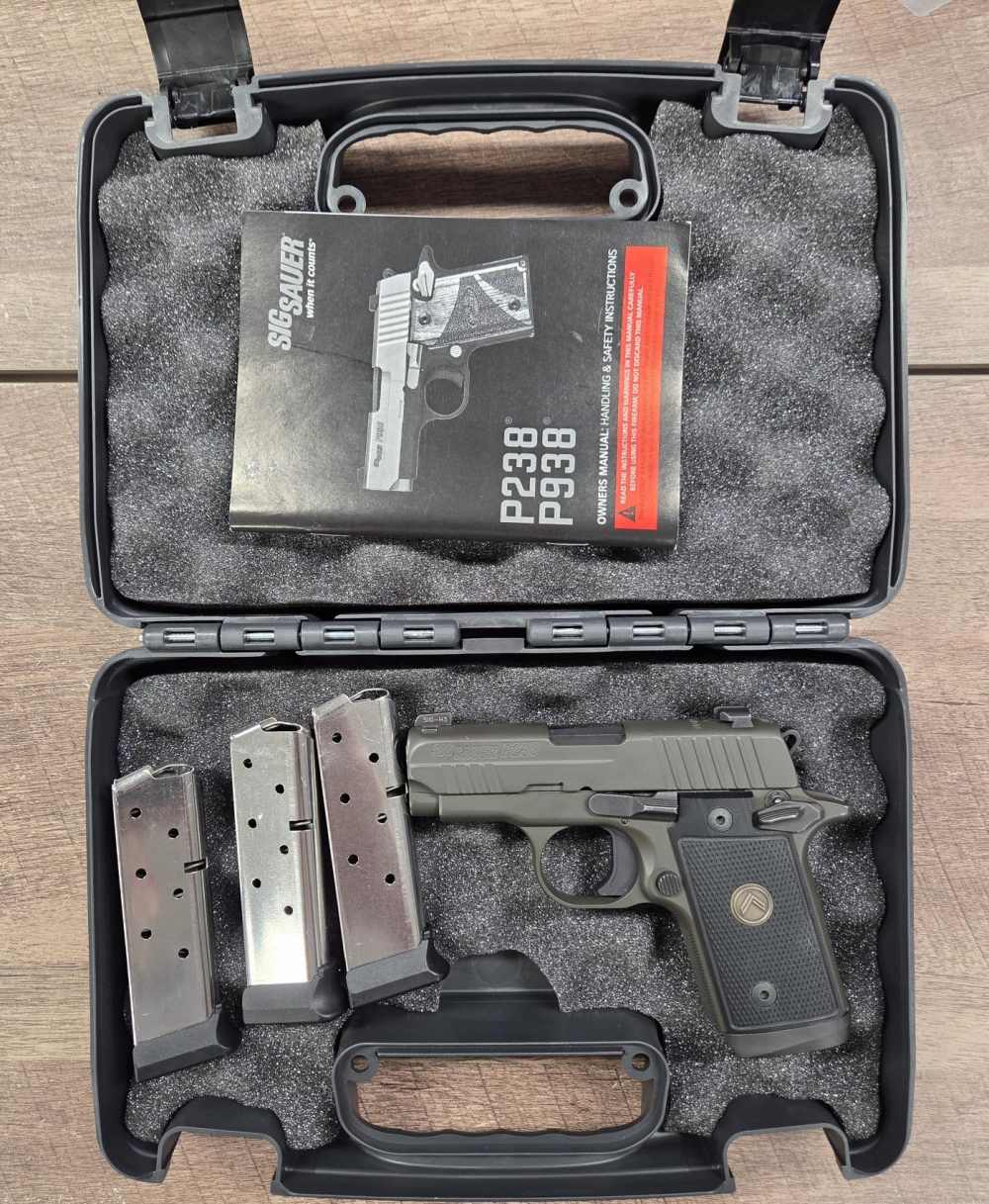 PRE-OWNED - Sig Sauer P238 Legion .380 ACP 238-380-LEGION X-Ray NS SAO TS-img-0