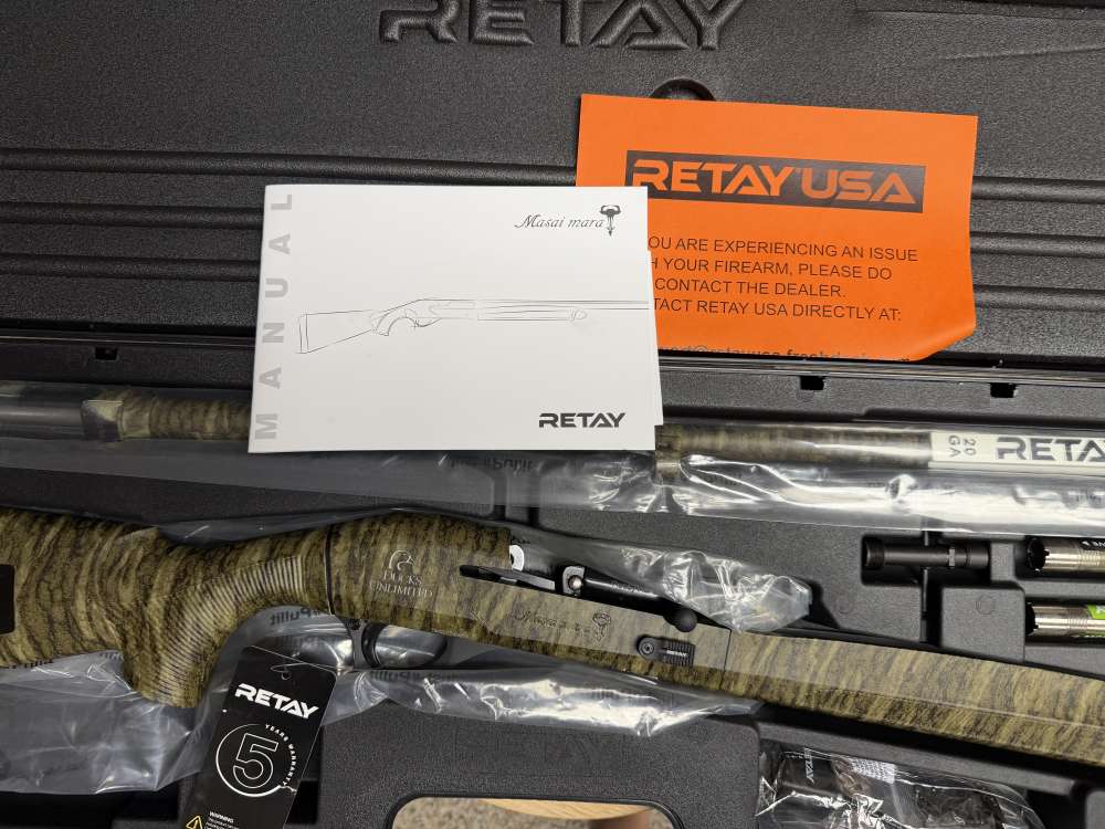 Ducks unlimited Retay Masai Mara 20 Ga Semi Auto 26" Barrel Bottomland Camo-img-1