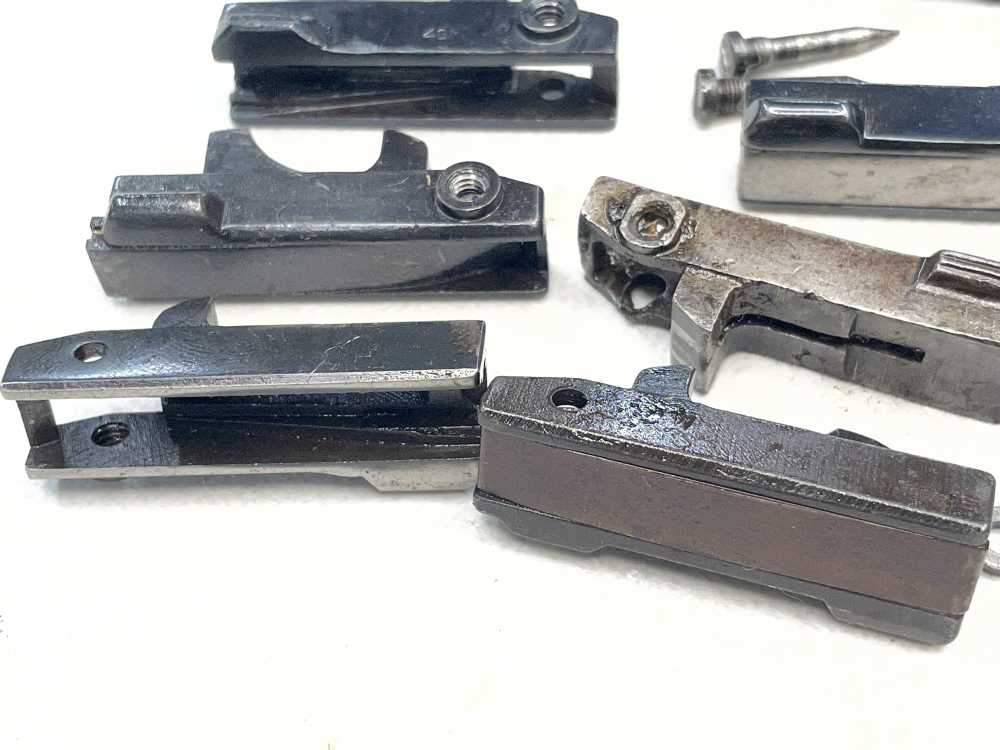 Lot of Mauser bolt latch release catch parts surplus resale gunsmithing -img-1