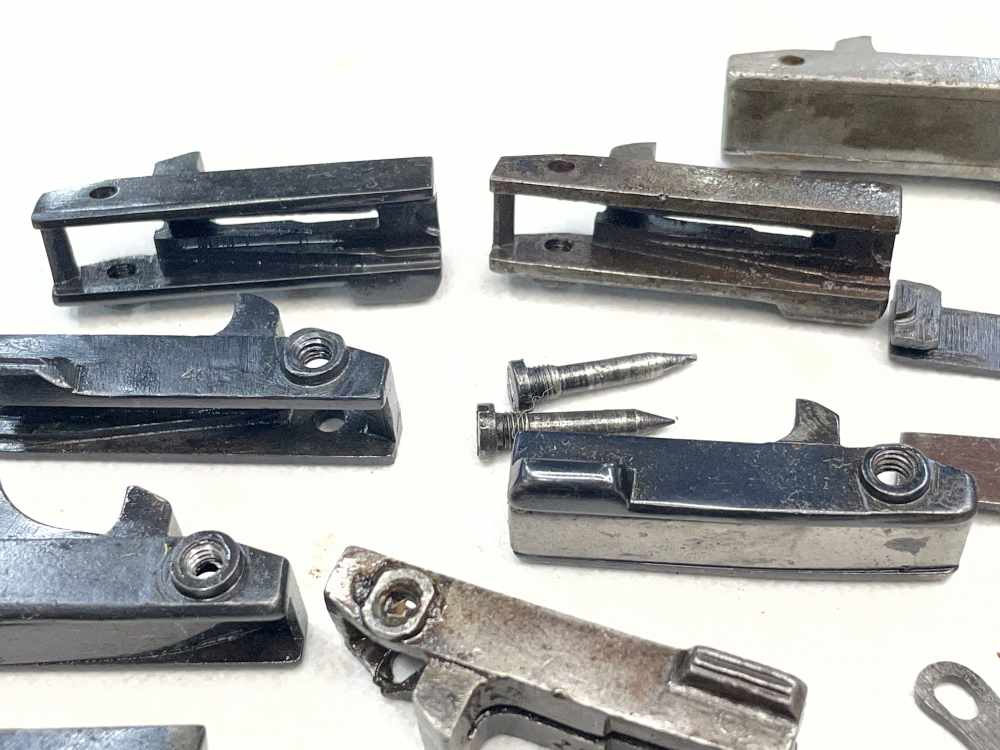Lot of Mauser bolt latch release catch parts surplus resale gunsmithing -img-2