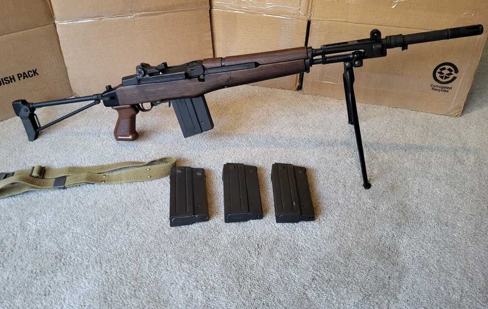 Beretta BM59 para machine gun transferrable paracadutisti-img-0