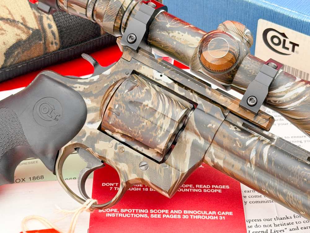 1995 Colt Anaconda Realtree Camo 8" .44 Magnum Scoped - 100% NOS & COMPLETE-img-22