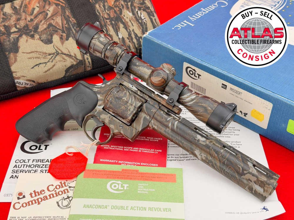 1995 Colt Anaconda Realtree Camo 8" .44 Magnum Scoped - 100% NOS & COMPLETE-img-13
