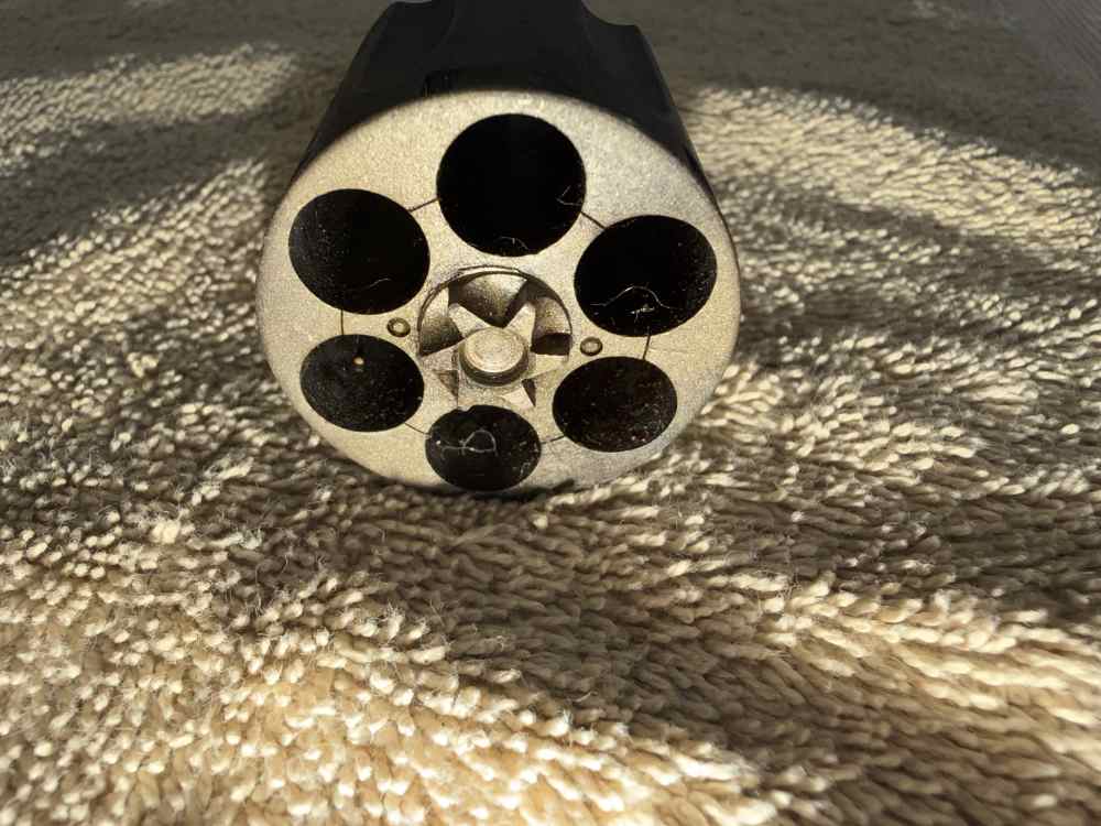 Unmarked Revolver Cylinder Lot 2 32 Cal Swing Out & 25/22 Single Action-img-1