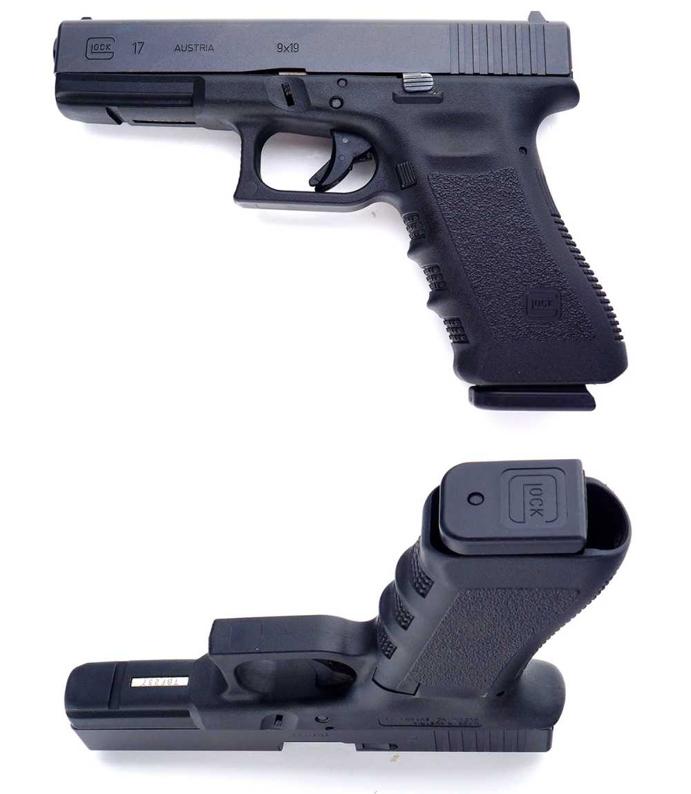 GLOCK 17 GEN 3 SEMIAUTO 9MM PISTOL LIKE NEW CONDITION IN BOX SN# TBF237-img-1