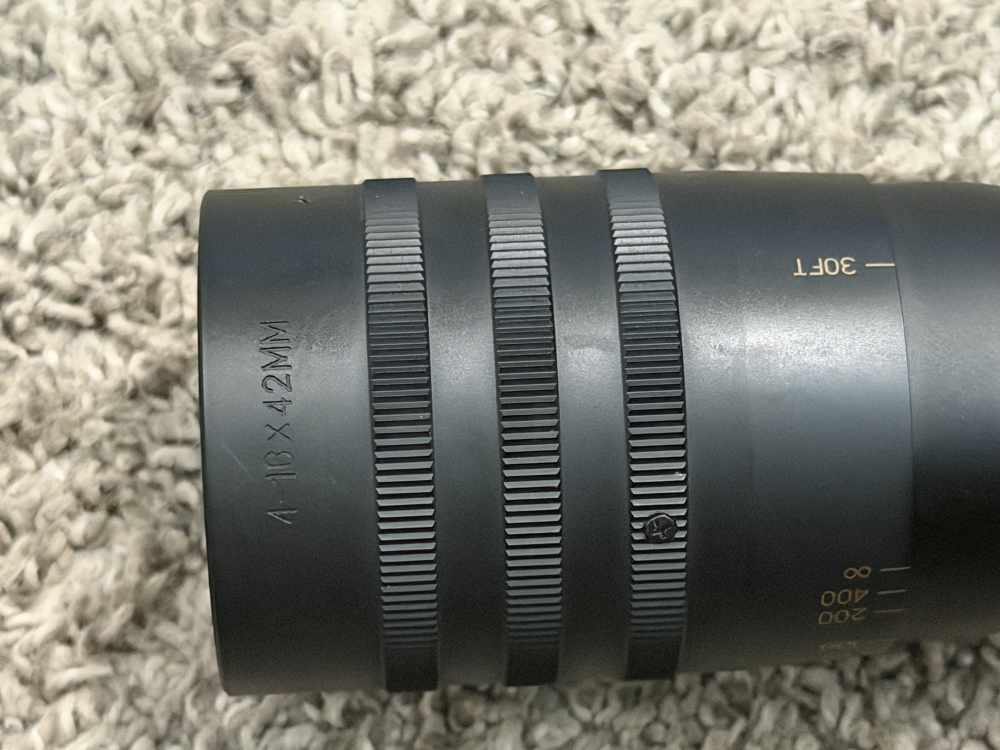Weaver V 16 4x-16x42 mm scope matte 1” tube ballistic plex AO-img-8