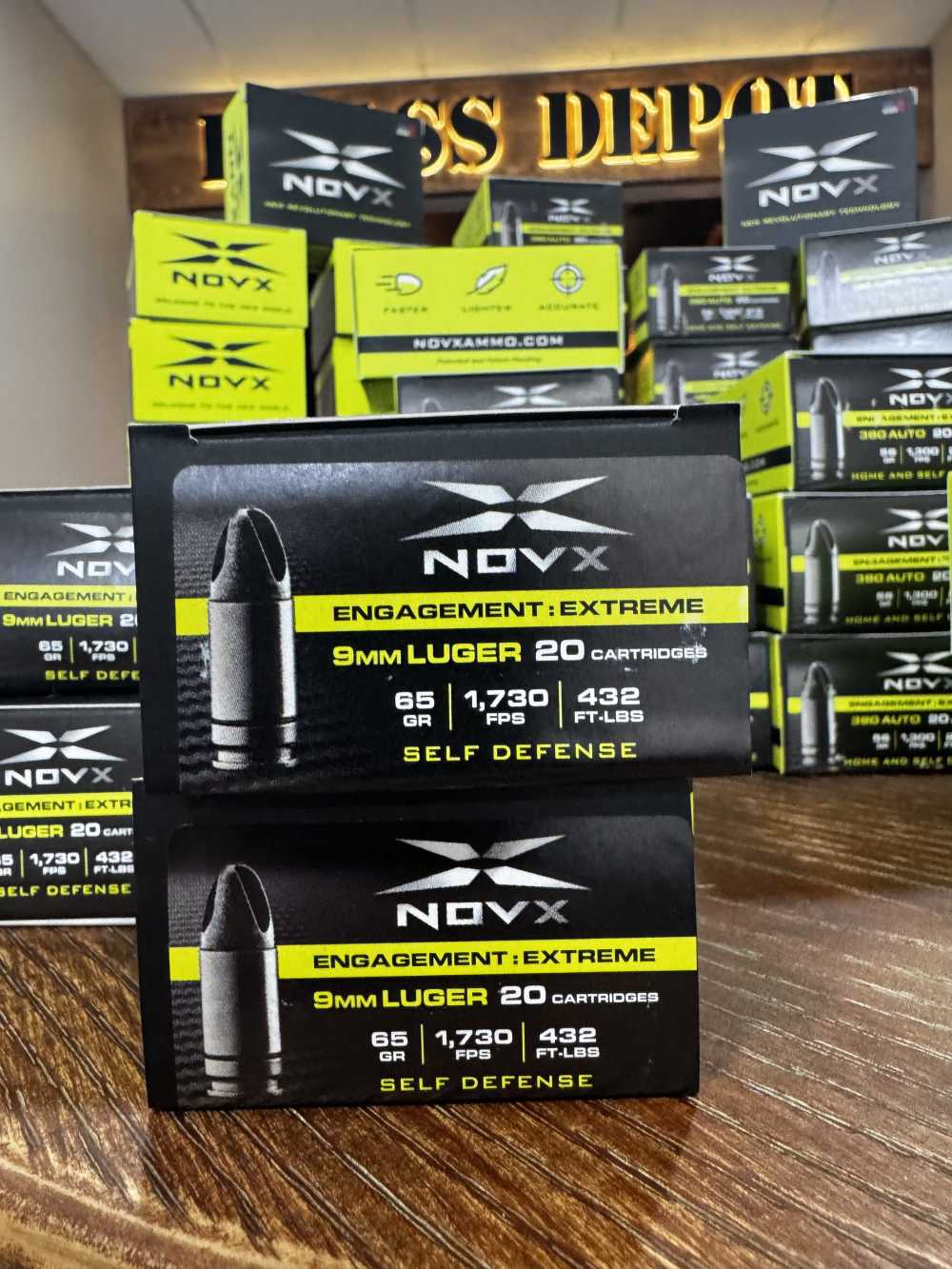 NovX Engagement Extreme Self-Defense 380 ACP Ammo 56 Grain Fluted Lead Free-img-2