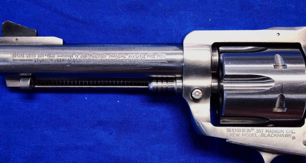 CLASSIC RUGER NEW MODEL BLACKHAWK .357 MAG 4.62" STAINLESS-img-6