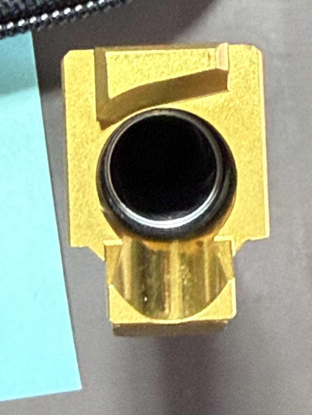 185. Agency Arms Glock 19 Gen 3/4 Gold TiN Threaded Barrel 1/2x28 – Unfired-img-2