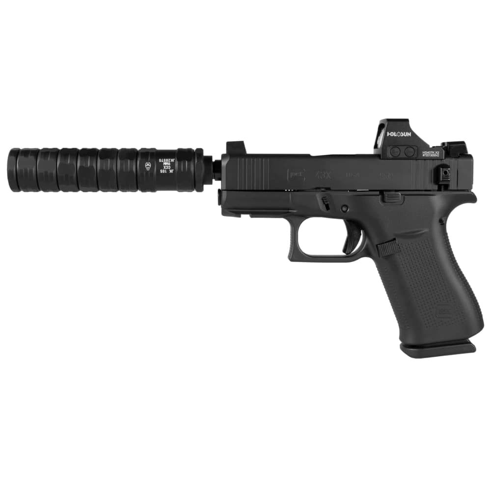 GLOCK 43X MOS 9MM w/ Slide Lock JK ARMAMENT SUPPRESSOR NFA-img-0