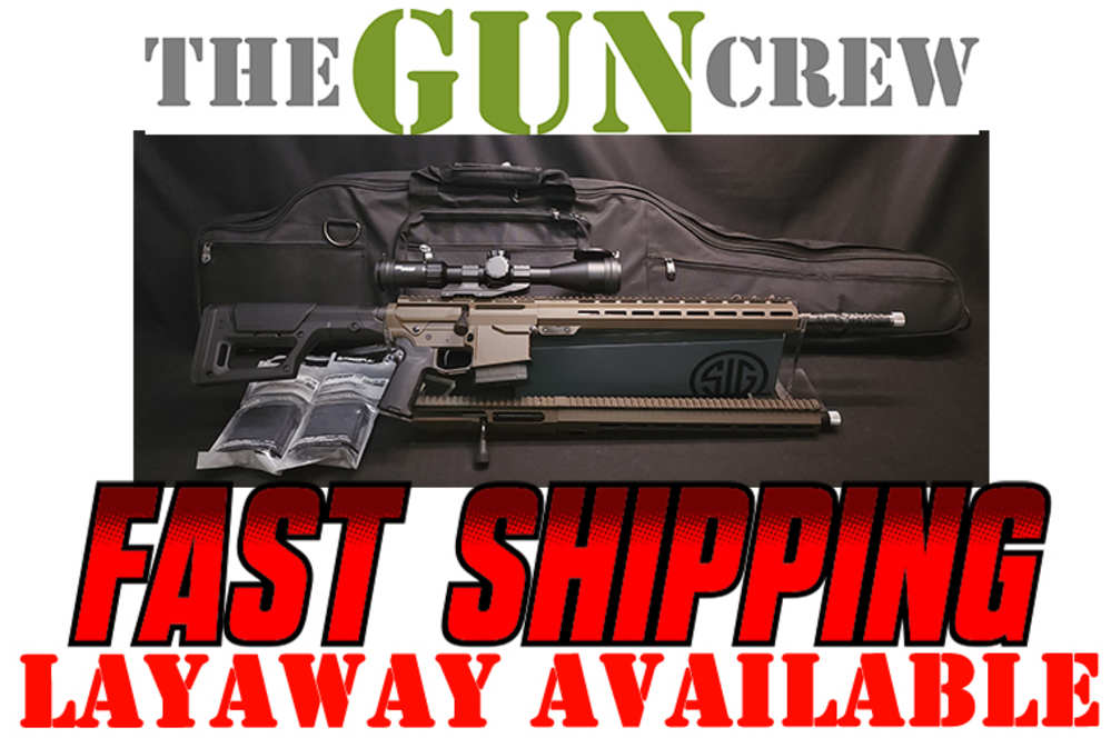 Uintah Precision UP-10 7mm-08 21" W/ 8.6 BLK Upper FDE Sig Scope Layaway-img-0