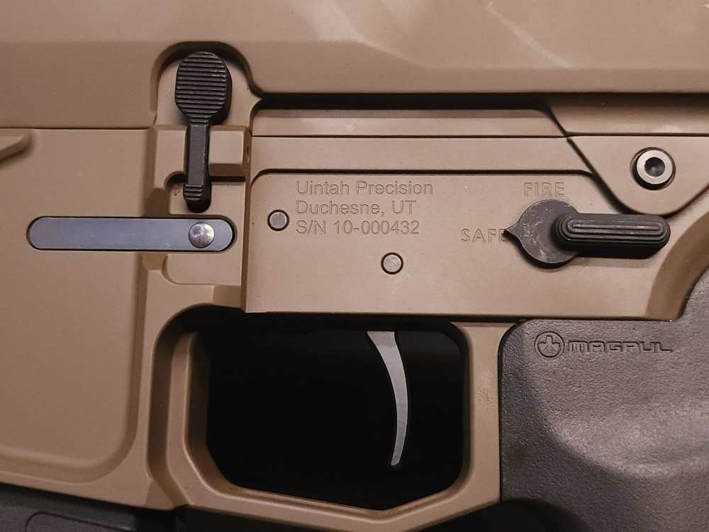 Uintah Precision UP-10 7mm-08 21" W/ 8.6 BLK Upper FDE Sig Scope Layaway-img-13