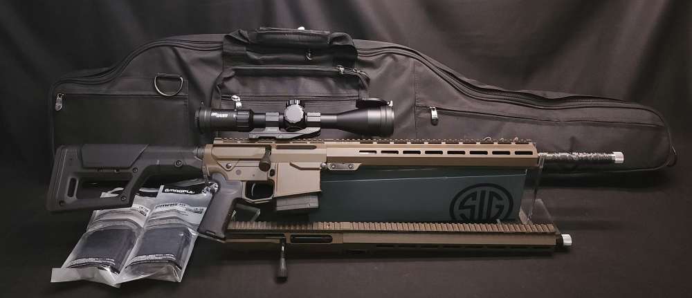 Uintah Precision UP-10 7mm-08 21" W/ 8.6 BLK Upper FDE Sig Scope Layaway-img-1
