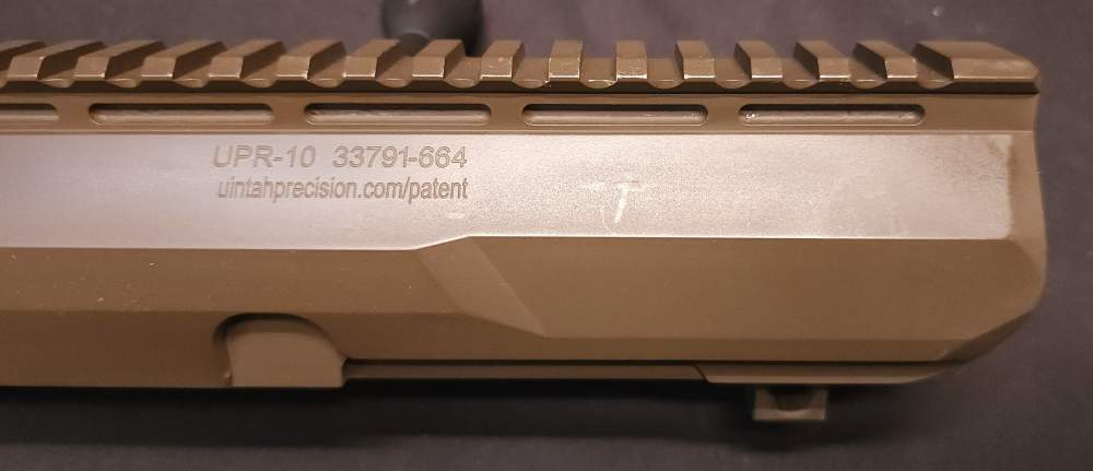 Uintah Precision UP-10 7mm-08 21" W/ 8.6 BLK Upper FDE Sig Scope Layaway-img-36