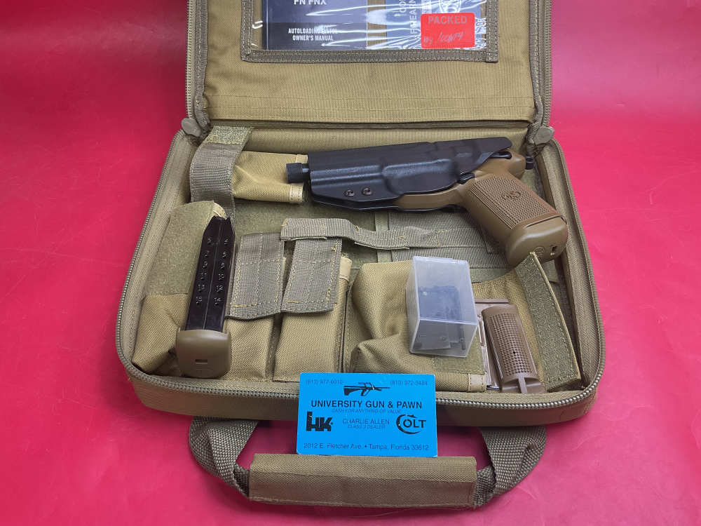 FNH FN FNX-45 Tactical .45ACP 5.5” Threaded Barrel - 2 Mags - IWB Holster-img-29