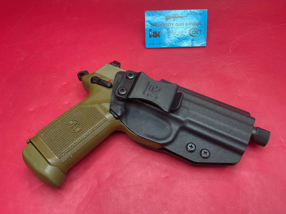 FNH FN FNX-45 Tactical .45ACP 5.5” Threaded Barrel - 2 Mags - IWB Holster-img-28