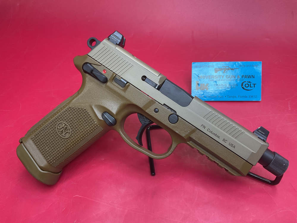 FNH FN FNX-45 Tactical .45ACP 5.5” Threaded Barrel - 2 Mags - IWB Holster-img-13