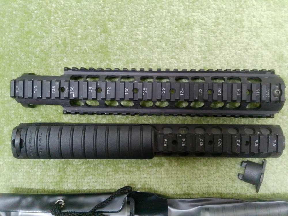 Knights Armament Co KAC M16 Quad Rail w/ Heat Shields Mfg. 2006 GWOT!-img-1