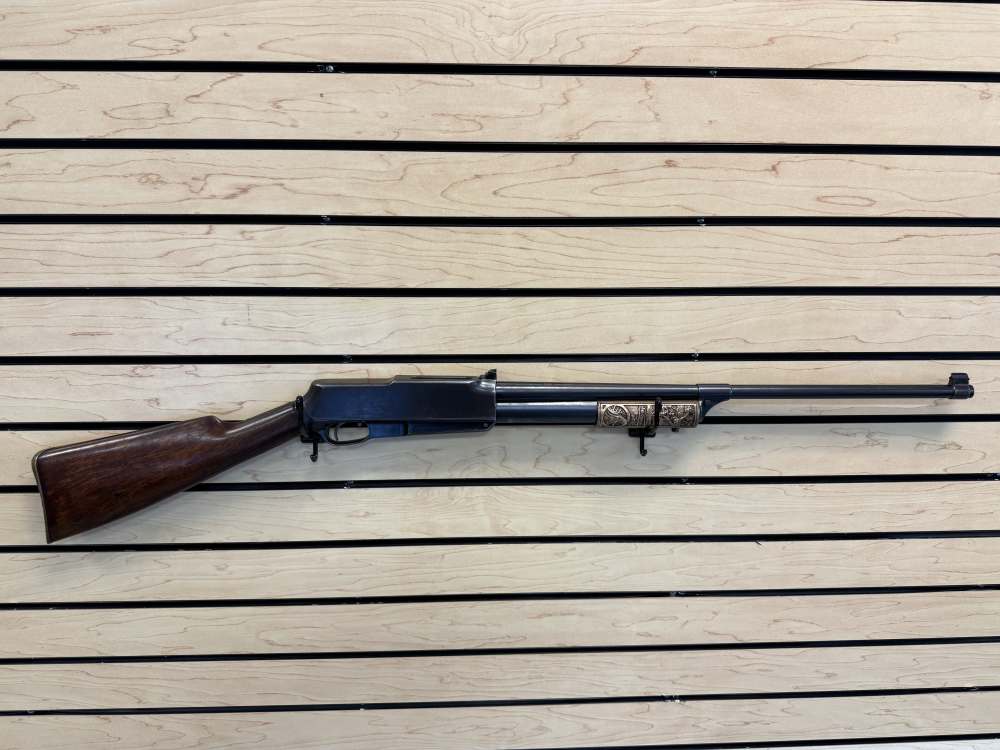 Standard Arms Model M pump action rifle .35 Remington -img-0