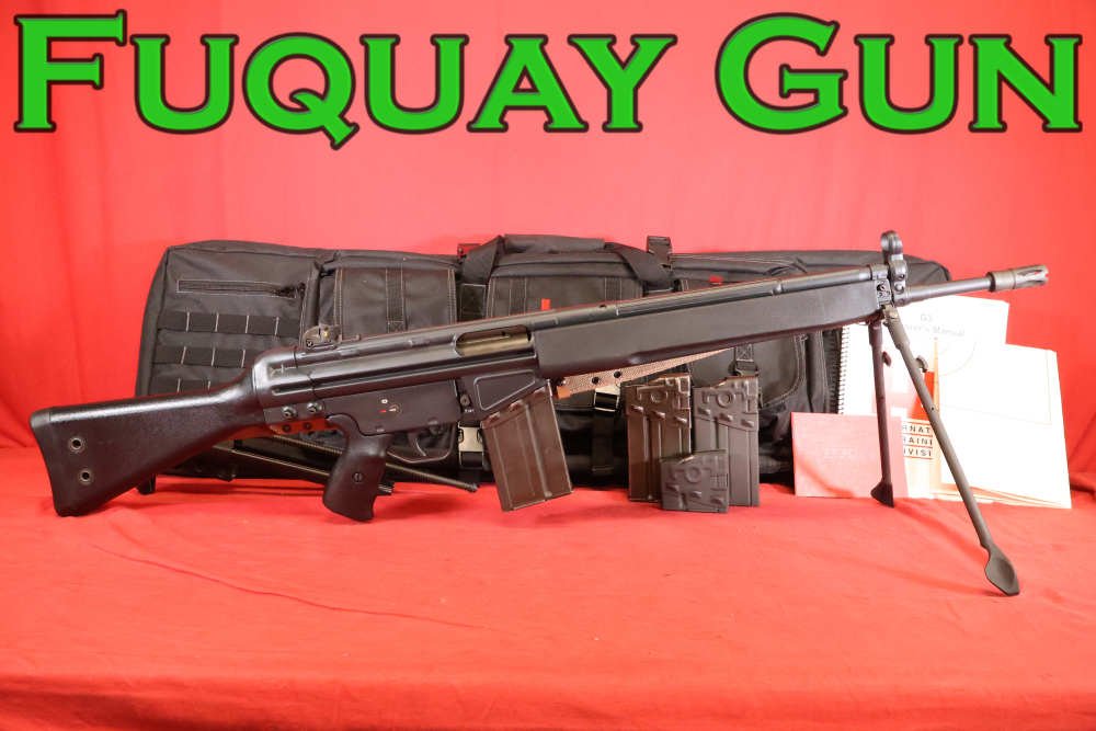 HK HK91 308 18" *1981 PRE-BAN* w/ Test Target & Collapsible Stock Included-img-0