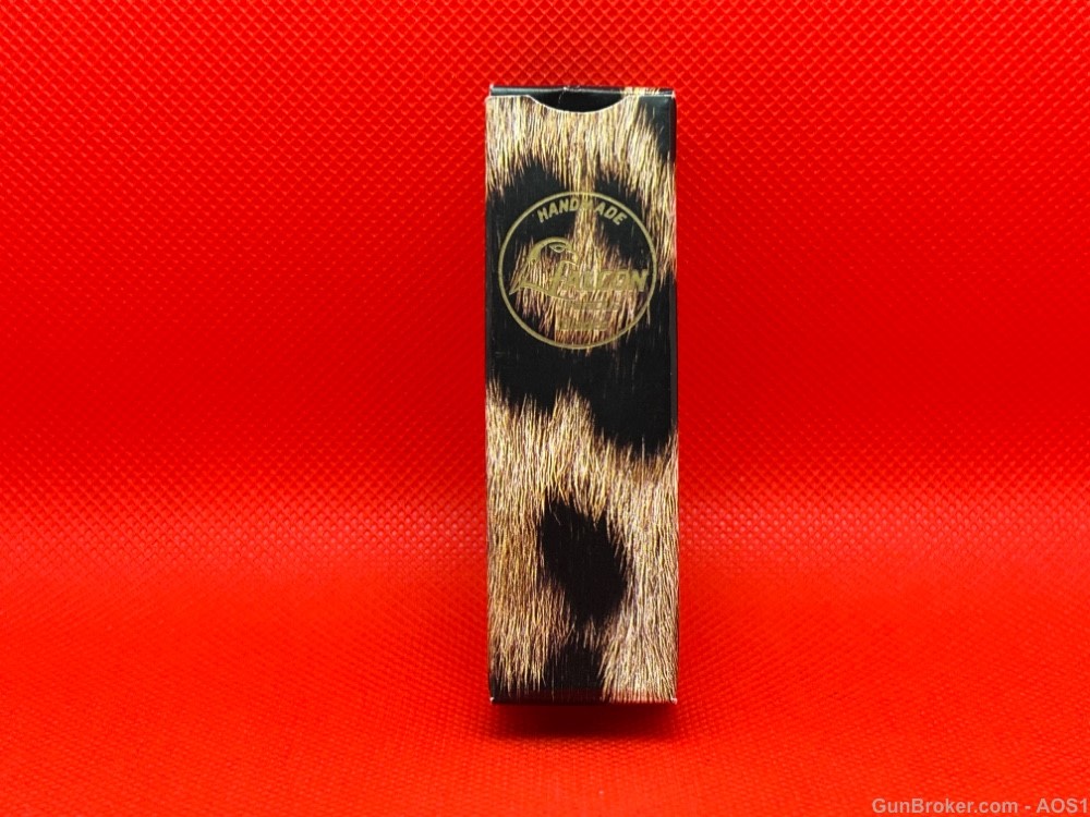 Vintage 1980’s Falcon Italy Handmade Small Stag Lock Back Pocket Knife NOS-img-8
