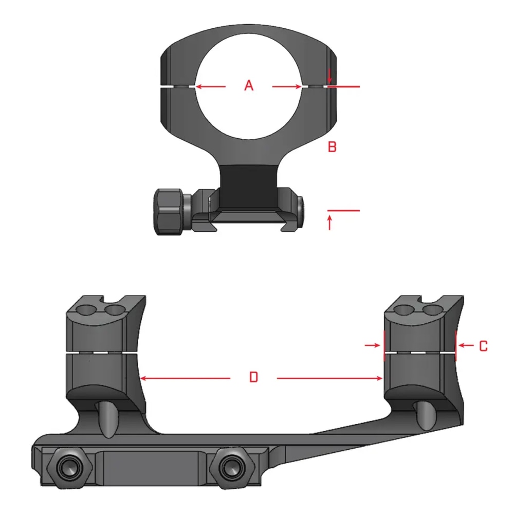 WARNE QDXSKEL30TW QD XSKEL 30mm MSR Scope Mount – BLK-img-3