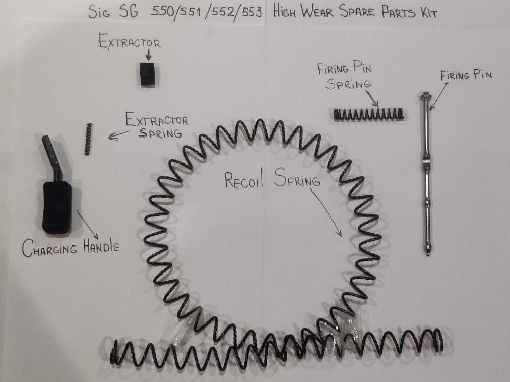 San Sig Swiss High Wear Parts Kit SG550/SG551/SG553 *PREORDER*-img-0