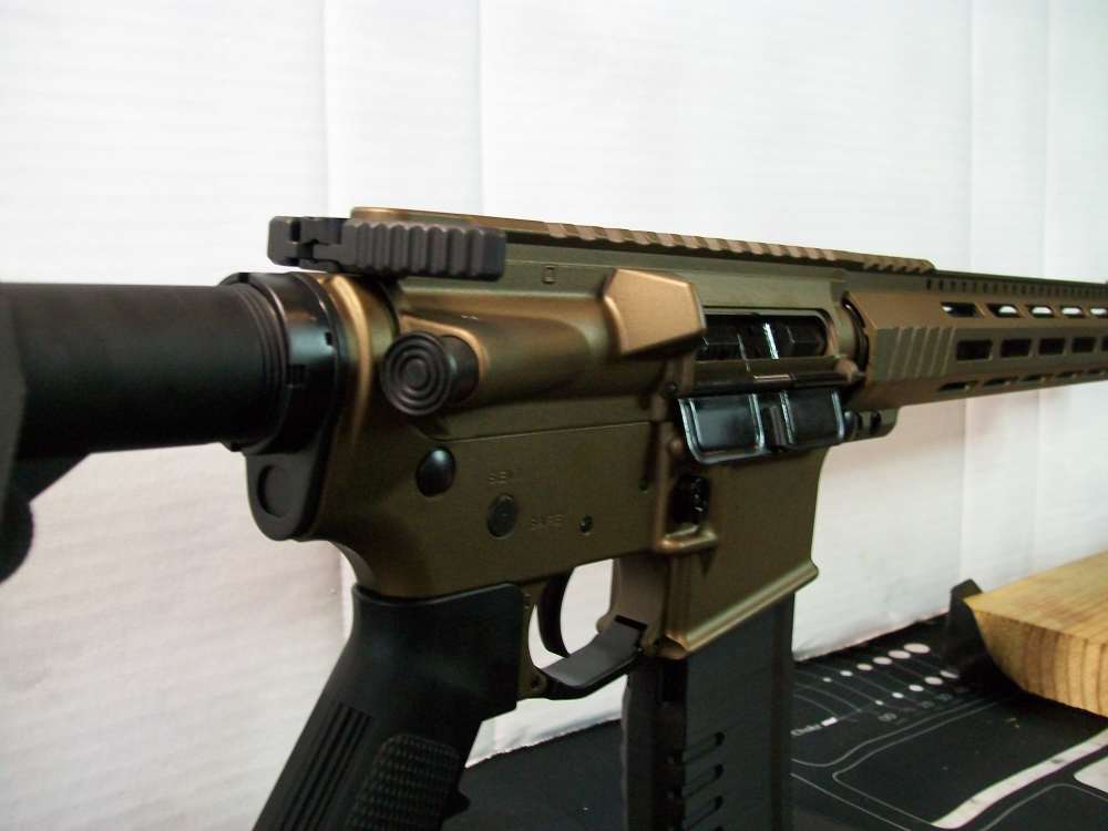 New Custom ONE HORSE AR15 (7.62x39) caliber Cerakote Bronze-img-8