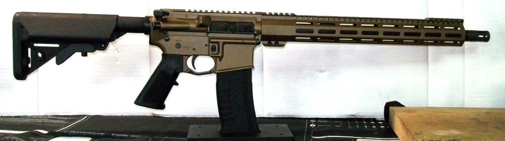New Custom ONE HORSE AR15 (7.62x39) caliber Cerakote Bronze-img-5