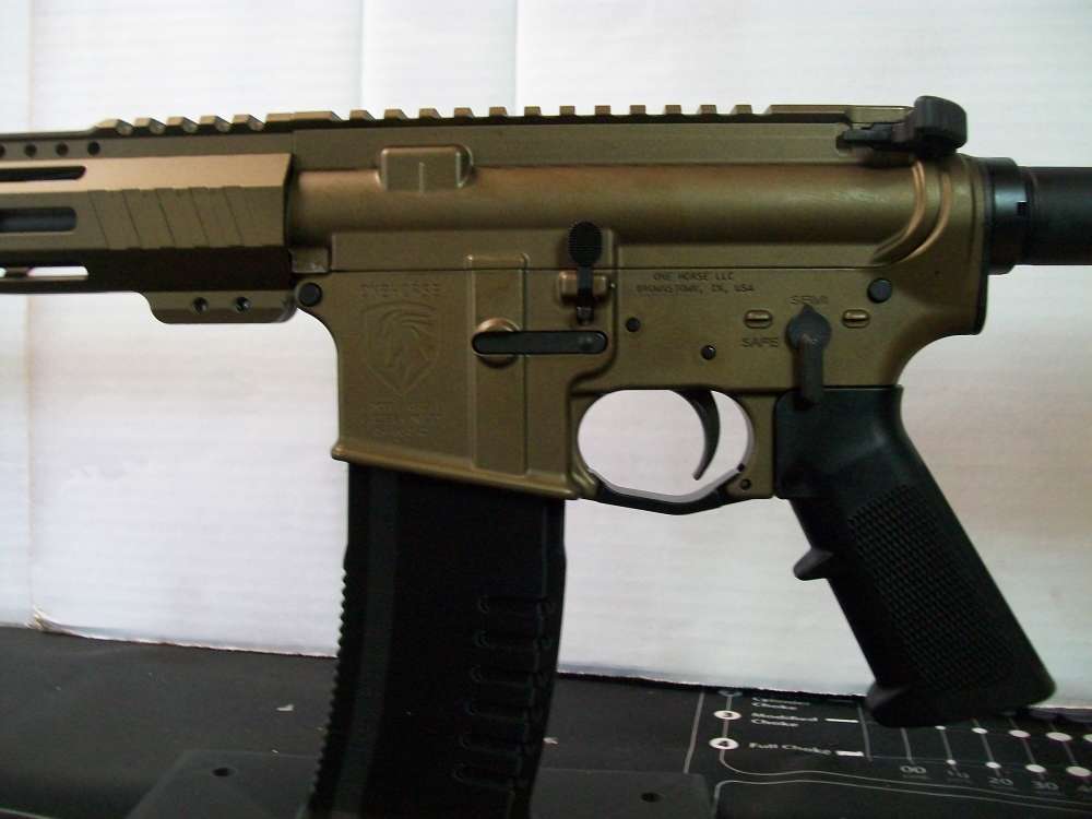 New Custom ONE HORSE AR15 (7.62x39) caliber Cerakote Bronze-img-3