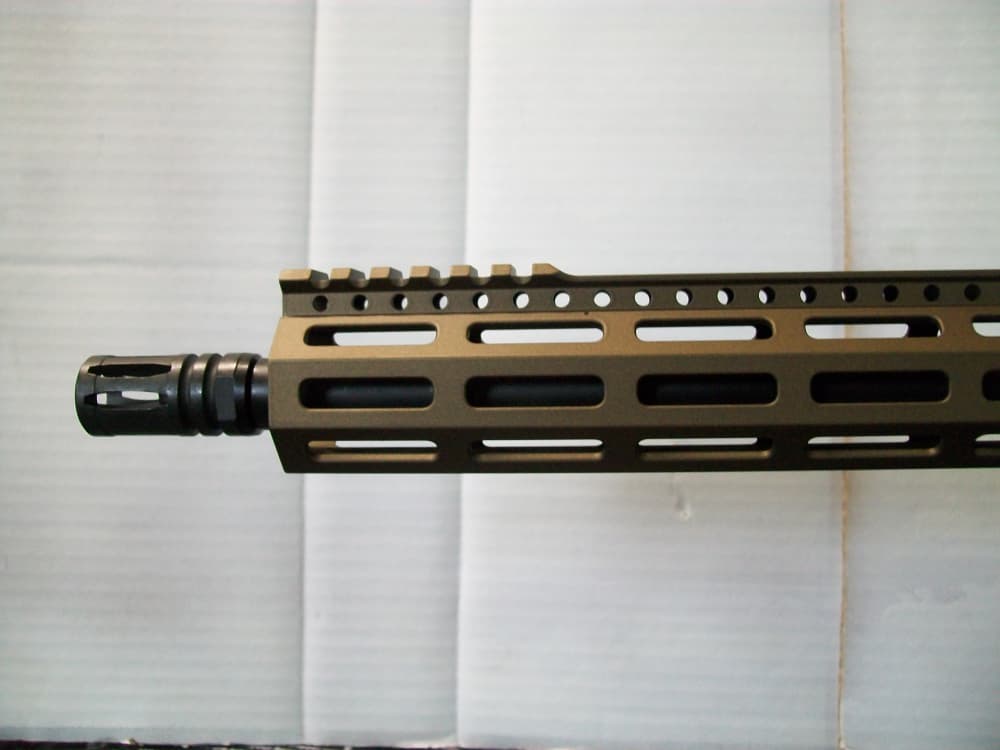 New Custom ONE HORSE AR15 (7.62x39) caliber Cerakote Bronze-img-4
