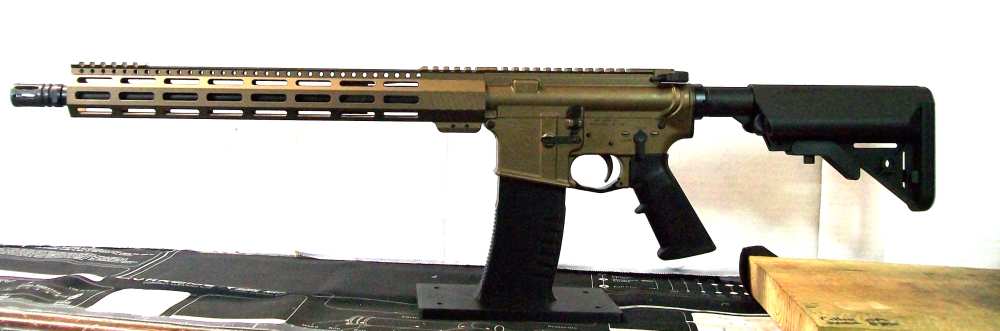 New Custom ONE HORSE AR15 (7.62x39) caliber Cerakote Bronze-img-1