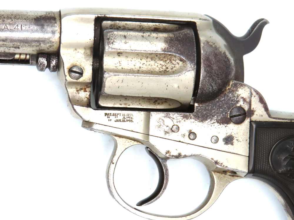 Antique Colt Model 1877 Thunderer .41 DA Revolver 1895-img-13