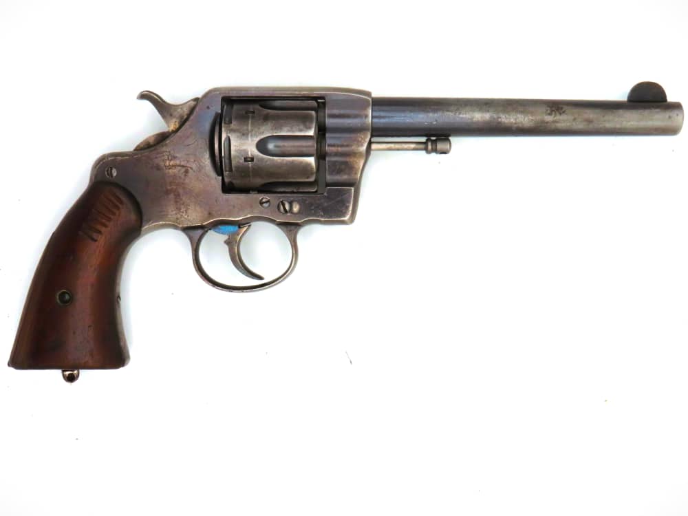 Spanish-American War Colt US Model 1892 Army Revolver 38 First Year Antique-img-0