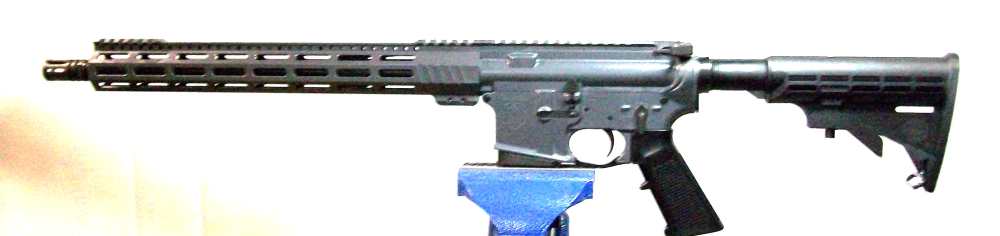 New Custom ONE HORSE AR15 5.56 NATO Rifle Sniper Grey-img-1